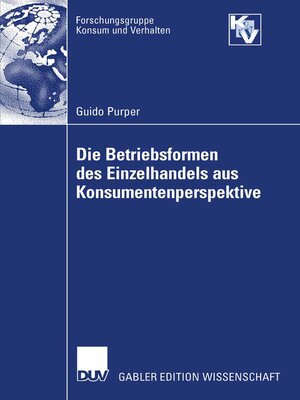 cover image of Die Betriebsformen des Einzelhandels aus Konsumentenperspektive